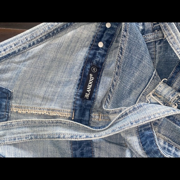 Blank nyc denim shortalls - Picture 3 of 4